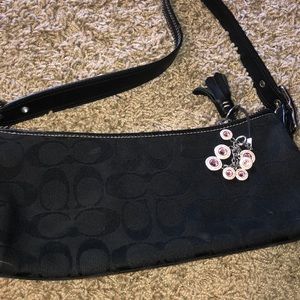 Black coach purse